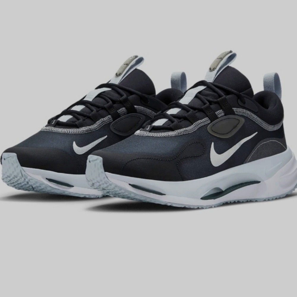 Women's 11 Nike Spark Running Shoes DJ6945-005 Black/Pure Platinum/White